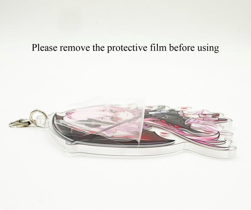 YJacuing Honkai: Star Rail Chibi Cute Acrylic Stand Figure Keychain - Image 2